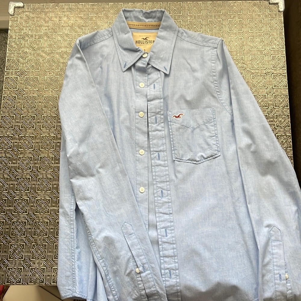Hollister Collar Long Sleeve Dress Shirt